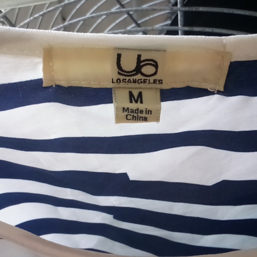 Blue and white striped dress - Picture 11 of 13